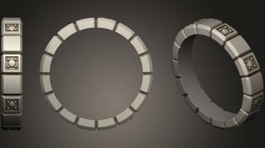 Jewelry rings Ring 158 3d model